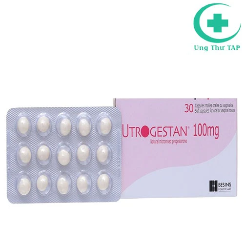 Utrogestan 100mg Capsule - Thuốc điều trị rối loạn nội tiết tố nữ 