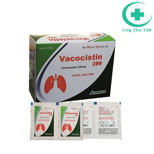 Vacocistin 200 - Thuốc điều trị rối loạn đường hô hấp của Vacopharm