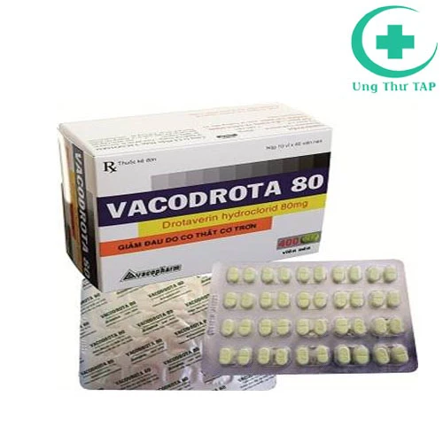 Vacodrota 80- Thuốc điếu trị co thắt dạ dày ruột, tử cung hiệu quả