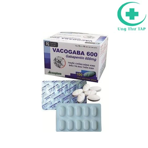 Vacogaba 600 - Thuốc điều trị động kinh, đau dây thần kinh hiệu quả