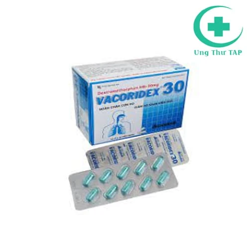 Vacoridex 30 - Thuốc điều trị ho hiệu quả của Vacopharm