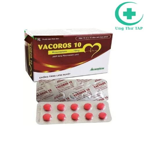 Vacoros 10 - Thuốc điều trị tăng cholesterol máu hiệu quả