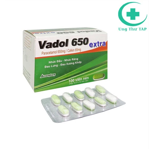 Vadol 650 Extra - Điều trị các chứng đau do mọi nguyên nhân