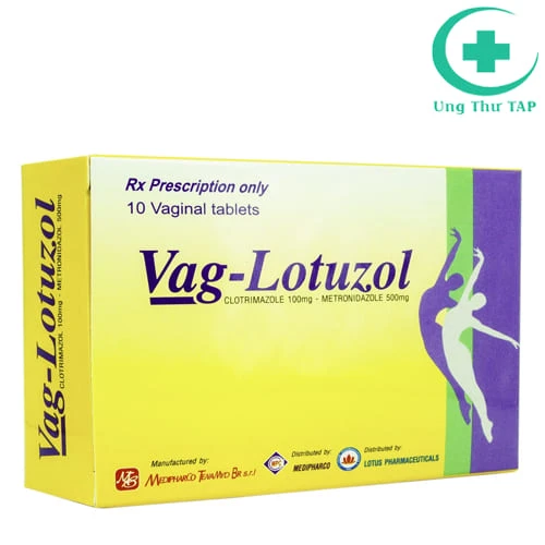 Vag-Lotuzol - Thuốc điều trị nhiễm khuẩn, nhiễm nấm phụ khoa
