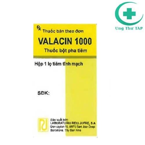 Valacin 1000 - Điều trị viêm khớp, viêm phổi sinh mủ