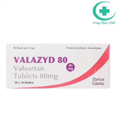 Valazyd 80 Zydus Cadila - Điều trị tăng huyết áp, suy tim
