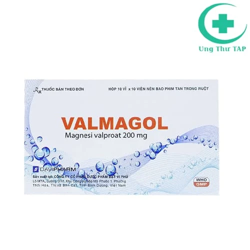 Valmagol 200mg Davipharm - Thuốc điều trị động kinh
