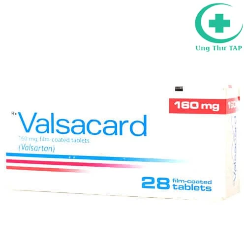 Valsacard 160mg - Thuốc điều trị cao huyết áp, suy tim hiệu quả