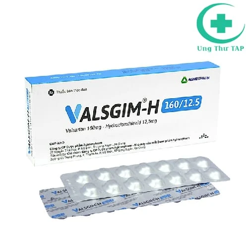 Valsgim-H160/12.5 - Thuốc điều trị tăng huyết áp hiệu quả