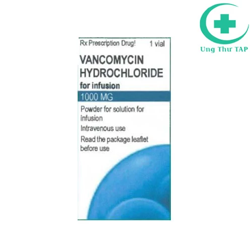 Vancomycin hydrochloride for infusion - Điều trị nhiễm trùng