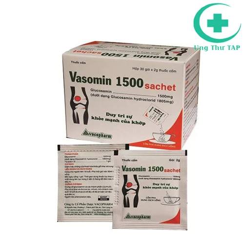 Vasomin 1500 sachet - Điều trị thoái hóa xương khớp hiệu quả