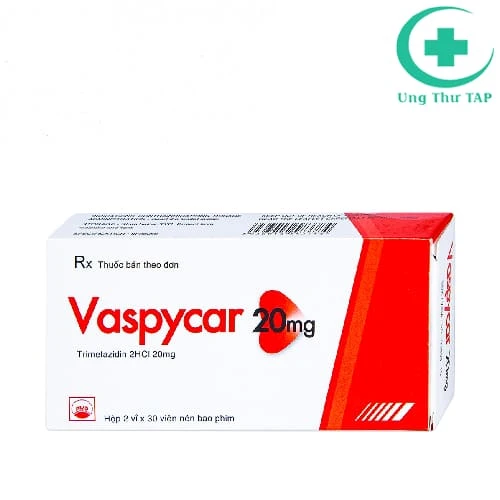 Vaspycar 20mg Pymepharco - Thuốc hỗ trợ đau thắt ngực