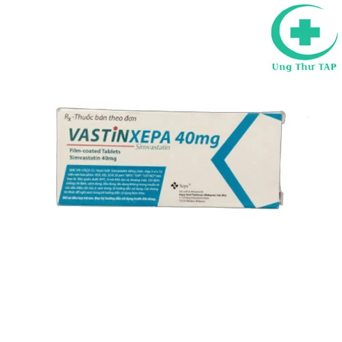 Vastinxepa 40mg - Điều trị tăng cholesterol trong máu hiệu quả