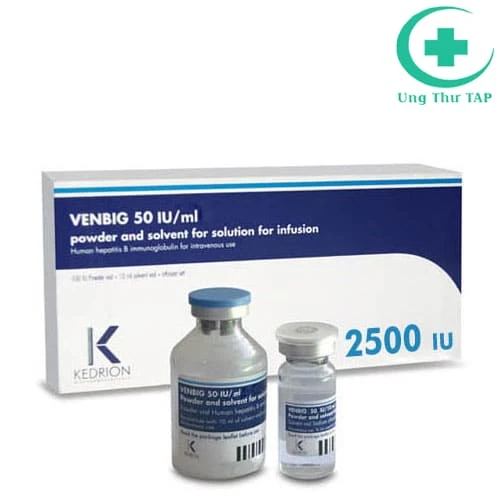 Venbig 2500IU - Thuốc phòng ngừa tái phát vi rút viêm gan B