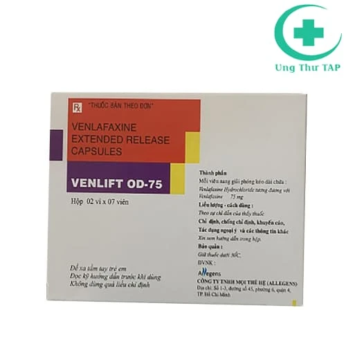 Venlift OD 75 - Thuốc điều trị trầm cảm hàng đâu của Ấn Độ