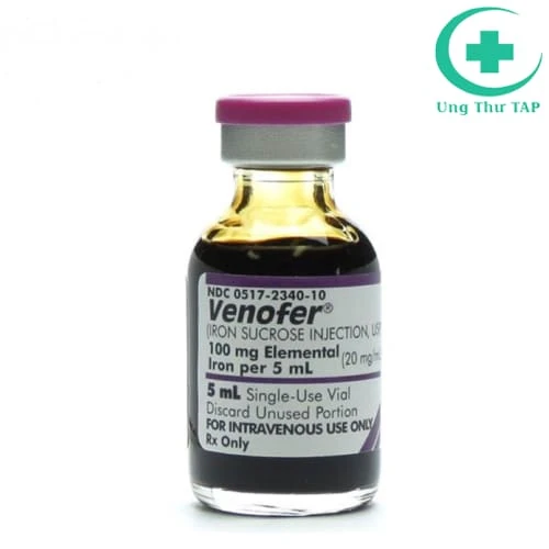 Venofer 20mg/ml Nycomed (5ml) - Thuốc bổ sung Sắt cho cơ thể