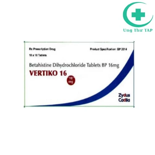 Vertiko 16 - Thuốc điều trị hội chứng Meniere chất lượng