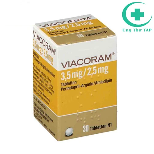 Viacoram 3.5mg/2.5mg - Điều trị tăng huyết áp vô căn ở người lớn