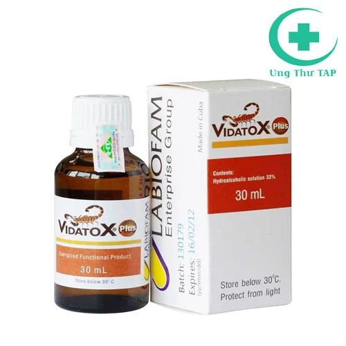 Vidatox Plus - Nọc bọ cạp xanh hỗ trợ điều trị ung thư hiệu quả