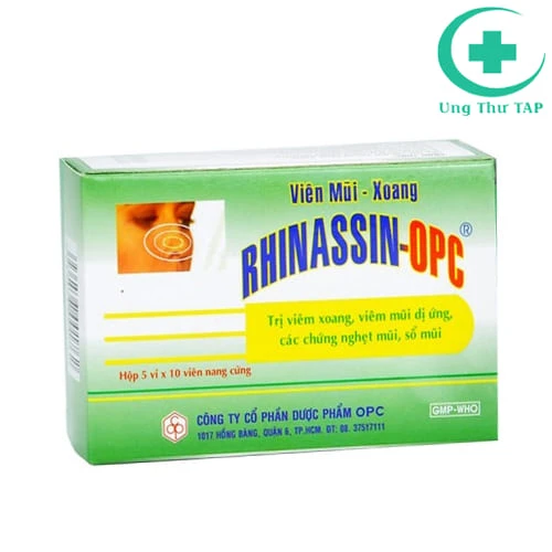 Viên mũi - xoang Rhinassin - OPC - Thuốc điều trị viêm xoang