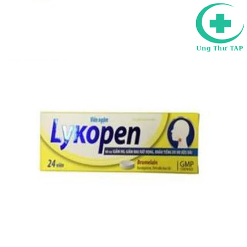 Viên ngậm Lykopen - Hỗ trợ giảm ho do viêm họng, ngứa họng