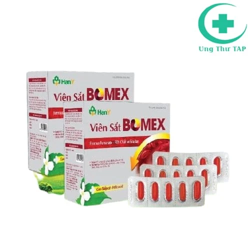 Viên Sắt Bomex Santex - Bổ sung sắt và acid folic cho cơ thể