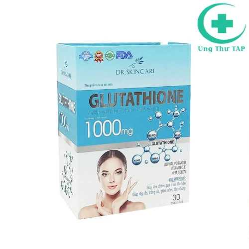 Viên uống Glutathione 1000mg - Giúp tăng cường miễn dịch, làm đẹp da