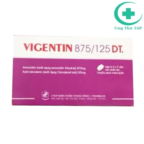 Vigentin 875/125 DT - Thuốc điều trị nhiễm trùng chất lượng