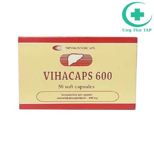 Vihacaps 600 - Thuốc ngăn ngừa và làm chậm gan nhiễm mỡ