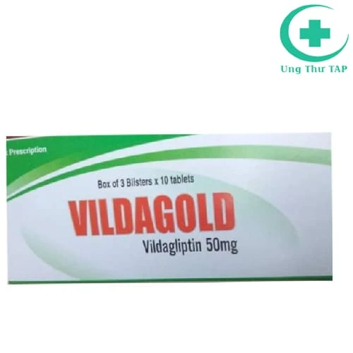 Vildagold 50mg Armephaco - Thuốc điều trị đái tháo đường typ 2