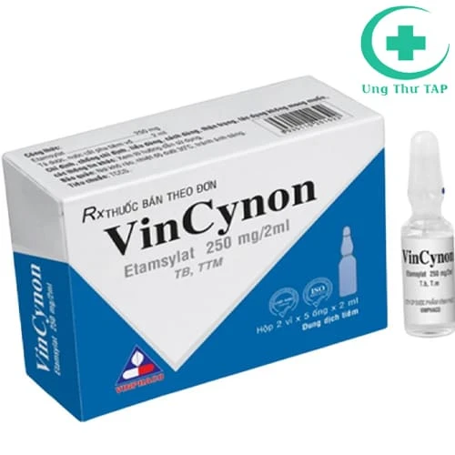 Vincynon 250mg/2ml - Cầm máu do các mao mạch bị vỡ