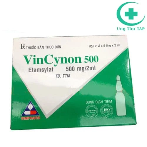 Vincynon 500mg/2ml - Điều trị mất máu trong chứng đa kinh