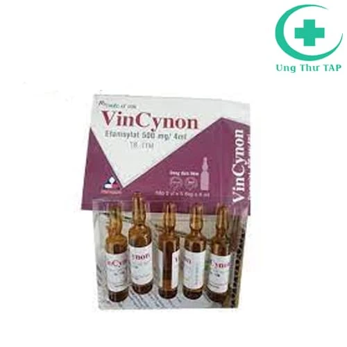 Vincynon 500mg/4ml - Điều trị chảy máu trong và sau phẫu thuật