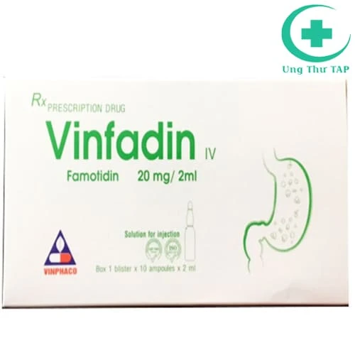 Vinfadin 20mg/2ml - Thuốc điều trị loét dạ dày - tá tràng