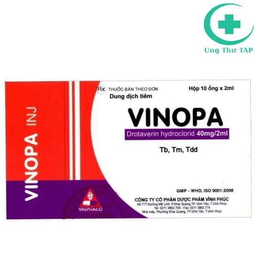 Vinopa 40mg/2ml - Thuốc điều trị viêm đại tràng co thắt