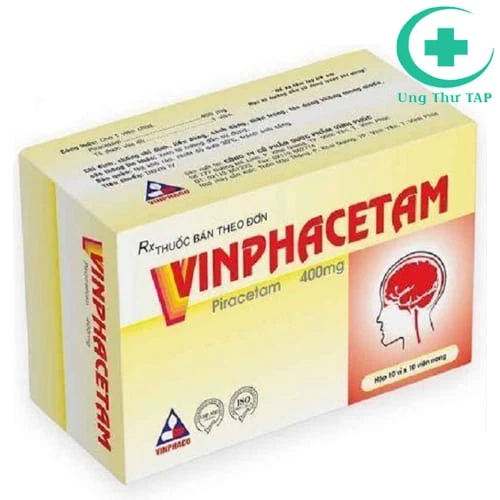 Vinphacetam 400mg - Điều trị rung giật cơ có nguồn gốc từ vỏ não