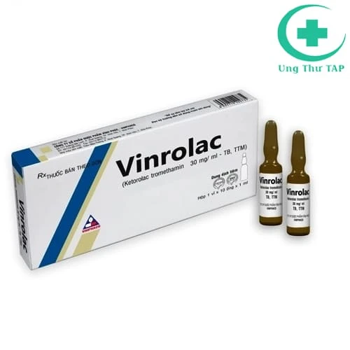 Vinrolac 30mg/ml - Thuốc giảm đau sau phẫu thuật
