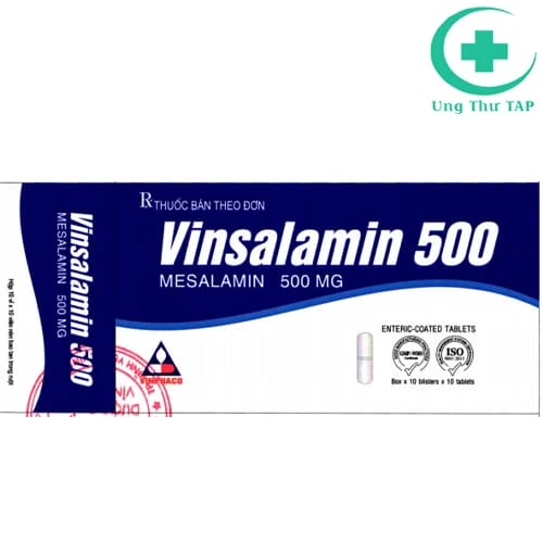Vinsalamin 500 - Thuốc điều trị viêm loét đại tràng hiệu quả