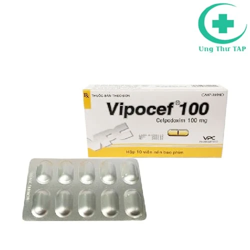 Vipocef 100 VPC (viên) - Điều trị bệnh viêm, nhiễm khuẩn