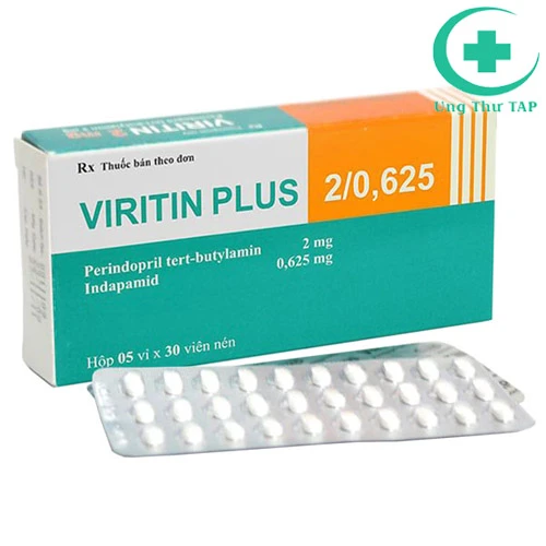 Viritin Plus 2/0,625 - Thuốc điều trị tăng huyết áp nguyên phát