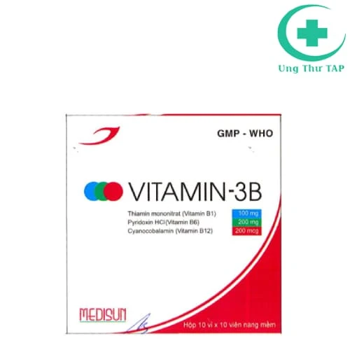 Vitamin 3B Medisun - Dự phòng và điều trị thiếu các vitamin