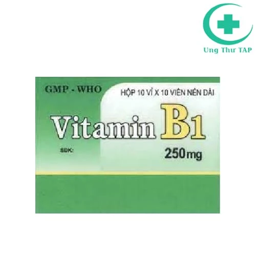 Vitamin B1 250mg Quapharco - Điều trị bệnh do thiếu vitamin B1