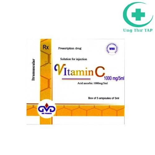 Vitamin C 1000mg/5ml MD Pharco - Thuốc điều trị bệnh scorbut
