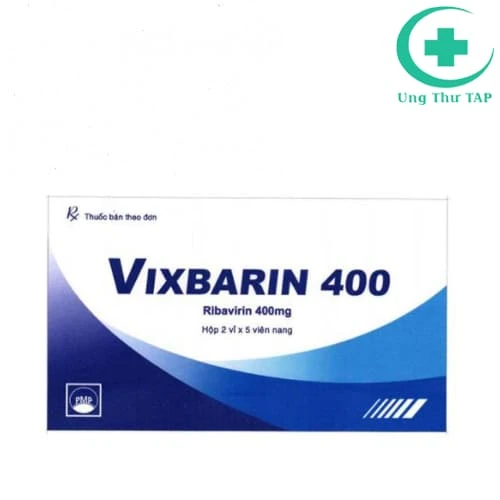 Vixbarin 400mg Pymepharco - Thuốc phối hợp điều trị viêm gan C