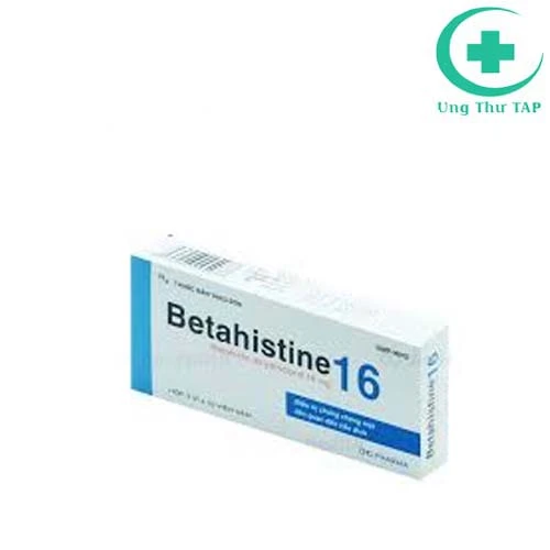 Betahistine 16 - Thuốc điều trị hoa mắt chóng mặt đau đầu