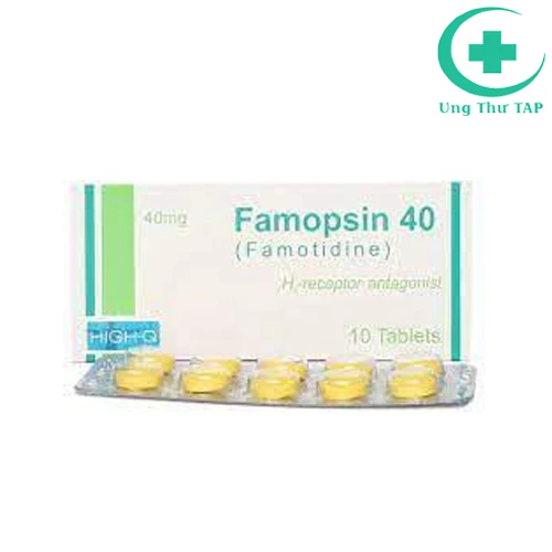 Famopsin 40 FC Tablets - Thuốc trị viêm loét dạ dày, tá tràng
