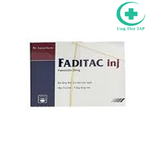 Faditac Inj 20mg - Thuốc trị viêm loét dạ dày tá tràng hiệu quả