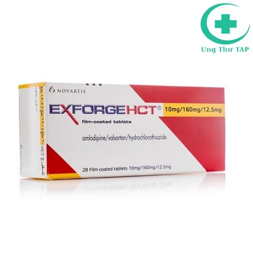 Exforge HCT 10mg/160mg/12.5mg - Thuốc điều trị tăng huyết áp