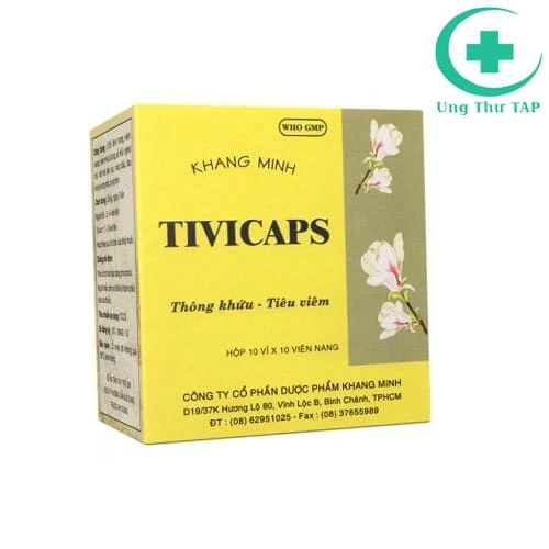 Tivicaps Khang Minh - Thuốc  điều trị viêm xoang, viêm mũi dị ứng