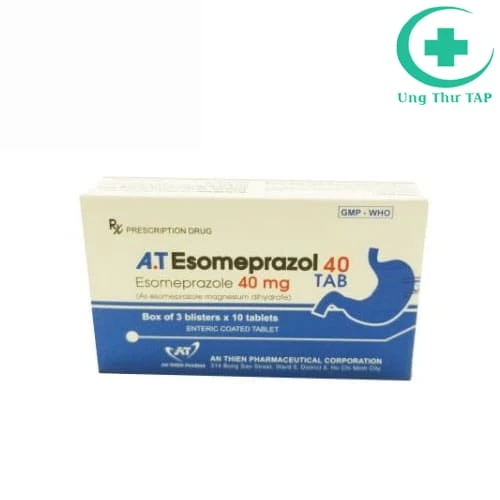 A.T Esomeprazol 40 inj - Điều trị trào ngược dạ dày thực quản
